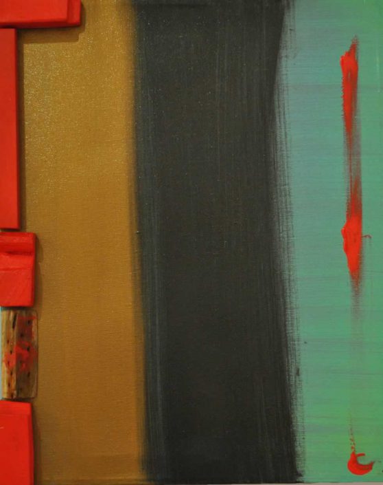 Catia Briganti-t.canvas Red-dipinto 50x40 Cod 0410101